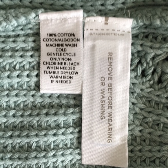 NWT LOFT Shaker Stitch Pique V-Neck 100% Cotton Pullover Sweater, size Medium ❤️ - Picture 10 of 14